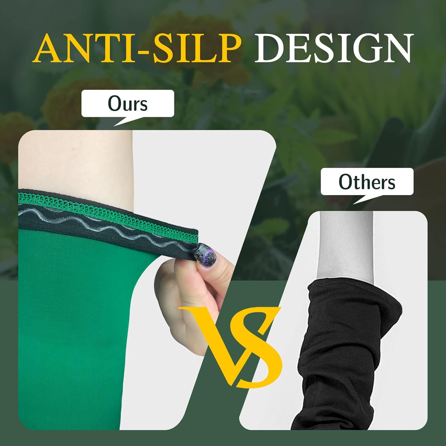 MIG4U 2 pares de mangas de brazo, mangas de jardinería para agricultores para mujeres y hombres, manga de protección solar UV refrescante con