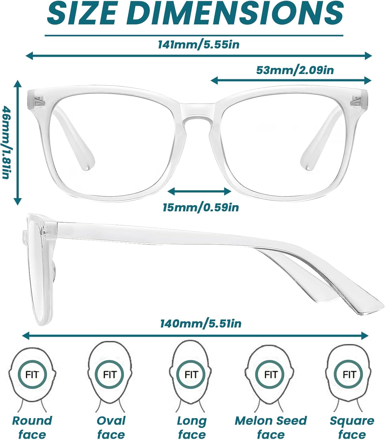DEVOGUE Gafas de luz azul  Bloqueo de rayos UV antifatiga ocular para mujeres y hombres  Gafas de computadora