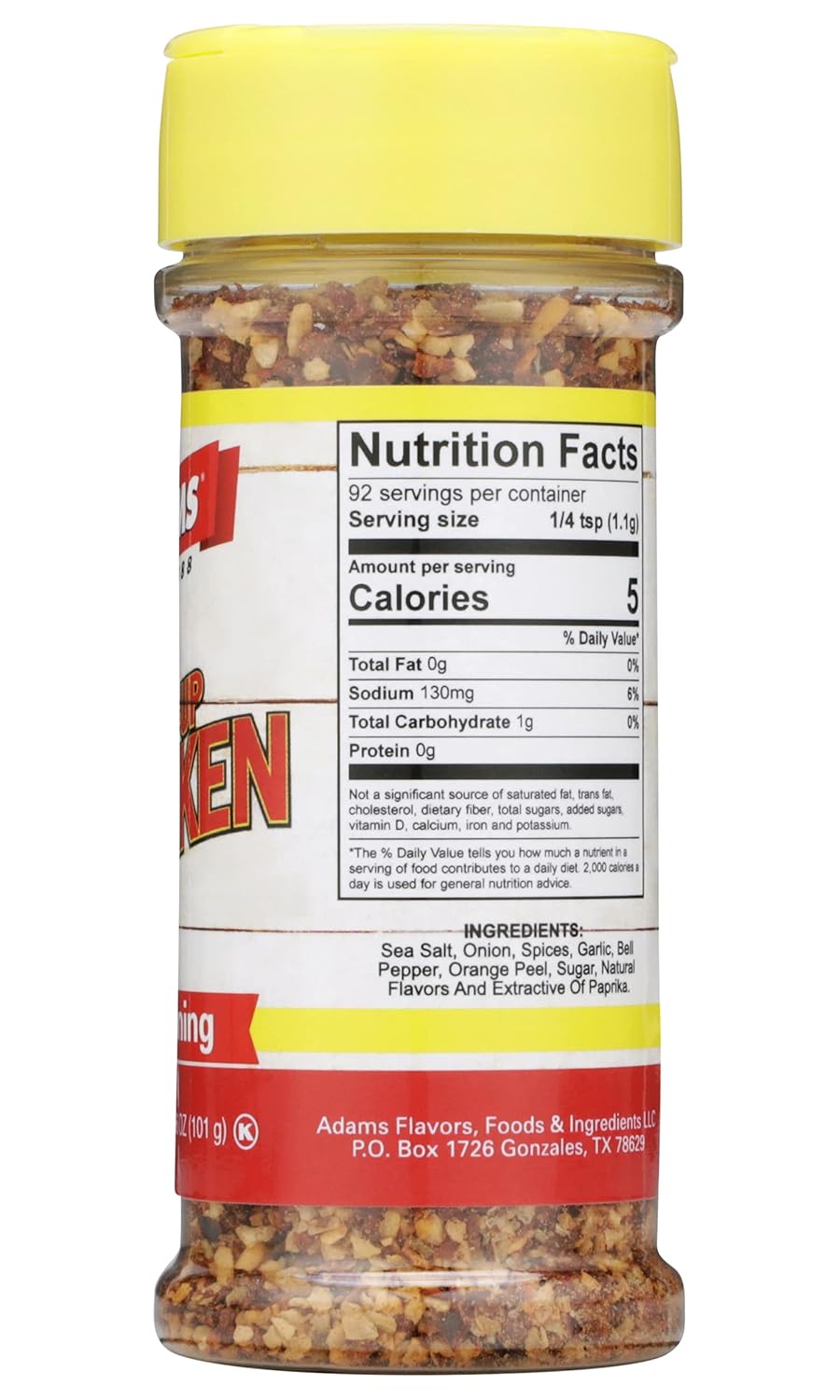 Adams Kicked-Up – Condimento para pollo, botella de 3.56 onzas (paquete de 1)