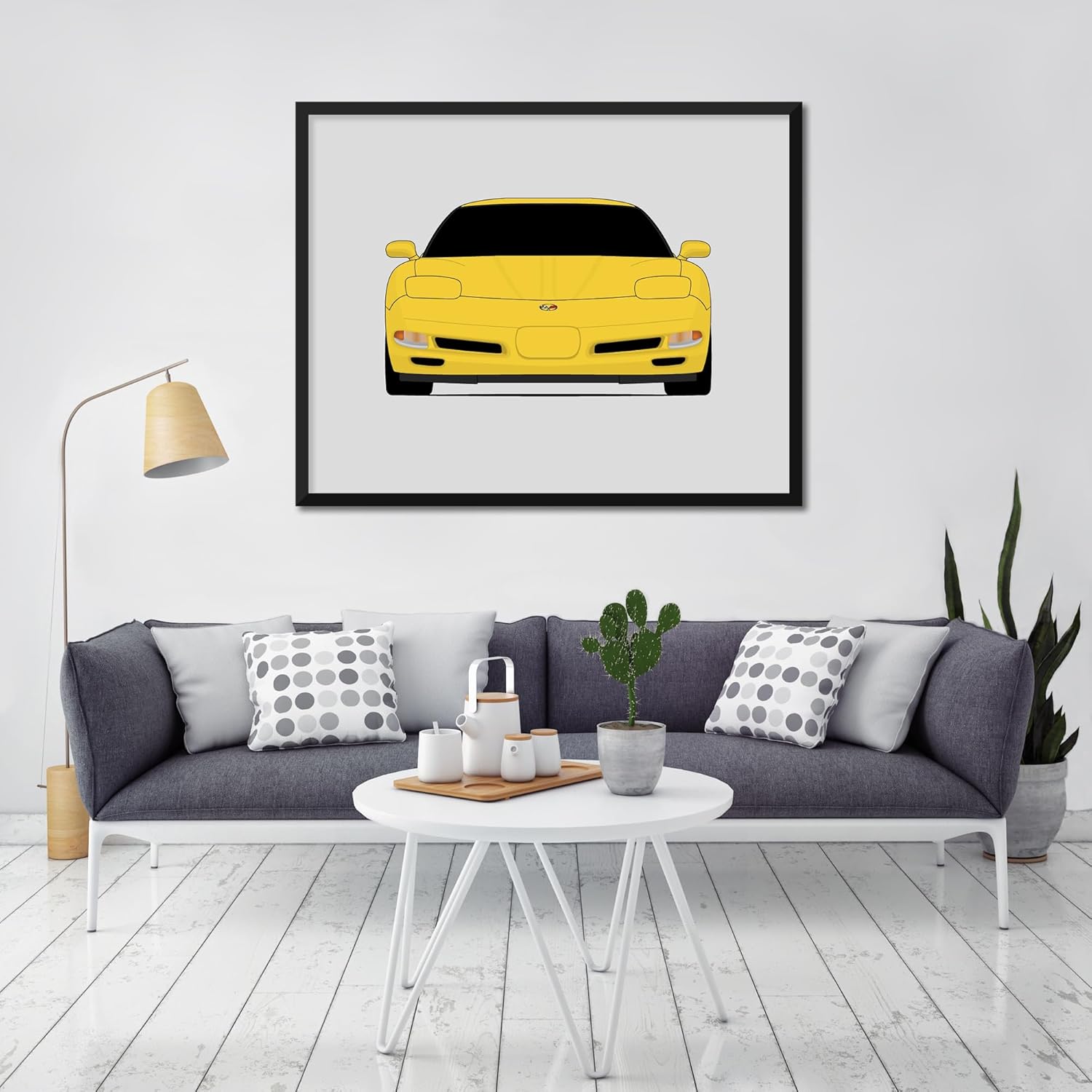 Chevy Corvette Z06 C5 (1997-2004) 5th Generation Inspired Poster Print Wall Art Decor Handmade (Unframed)