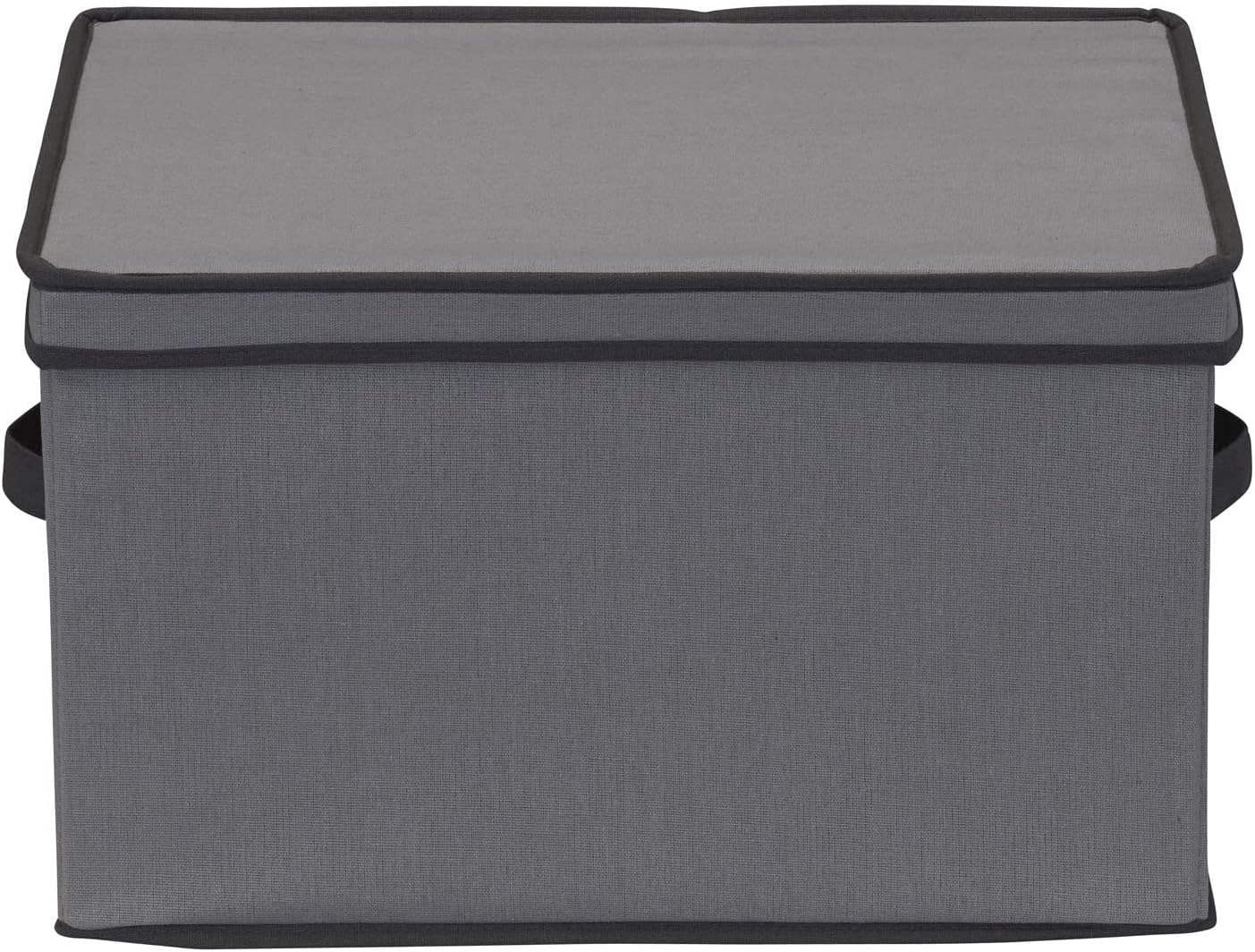 Household Essentials – Caja de almacenamiento de color gris para copas de tallo