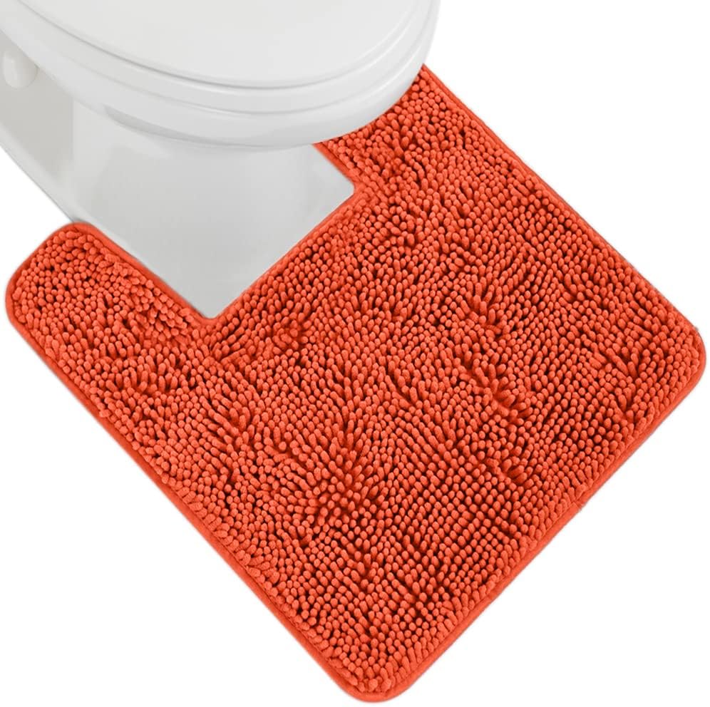 Gorilla Grip – Alfombra de baño de lujo, de felpa, extra suave, duradera y absorbente, lavado y secado a máquina, perfecta para una sola alfombra