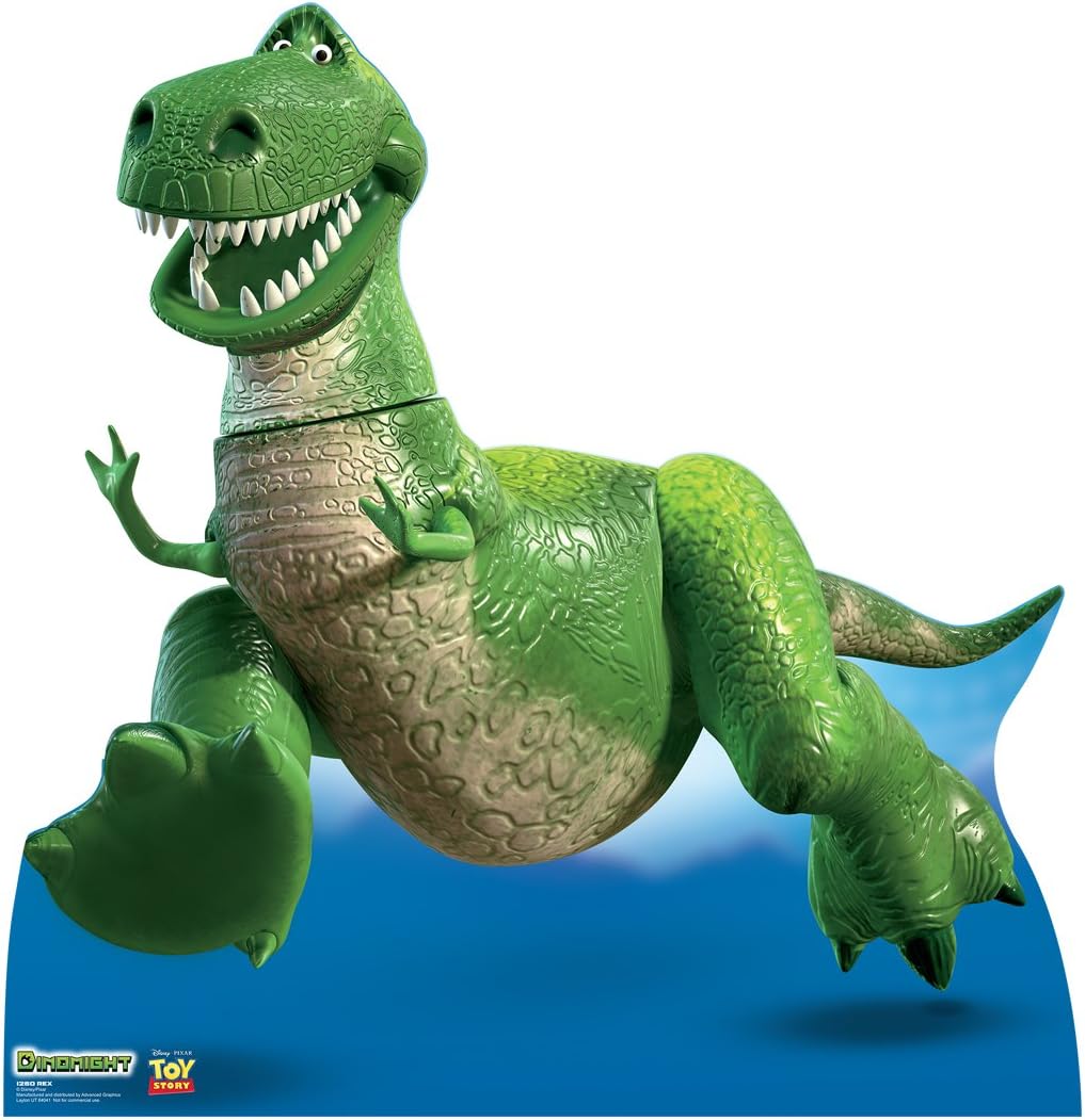 Cardboard People Rex – Soporte de cartón de tamaño real, Toy Story de Disney Pixar