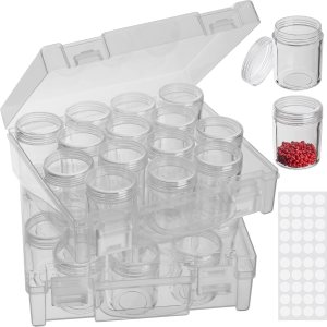 Caja organizadora de cuentas, caja de almacenamiento de arte de pintura de diamante, accesorios de arte de pintura de diamante, contenedores de Caja organizadora de cuentas, caja de almacenamiento de arte de pintura de diamante, accesorios de arte de pintura de diamante, contenedores de