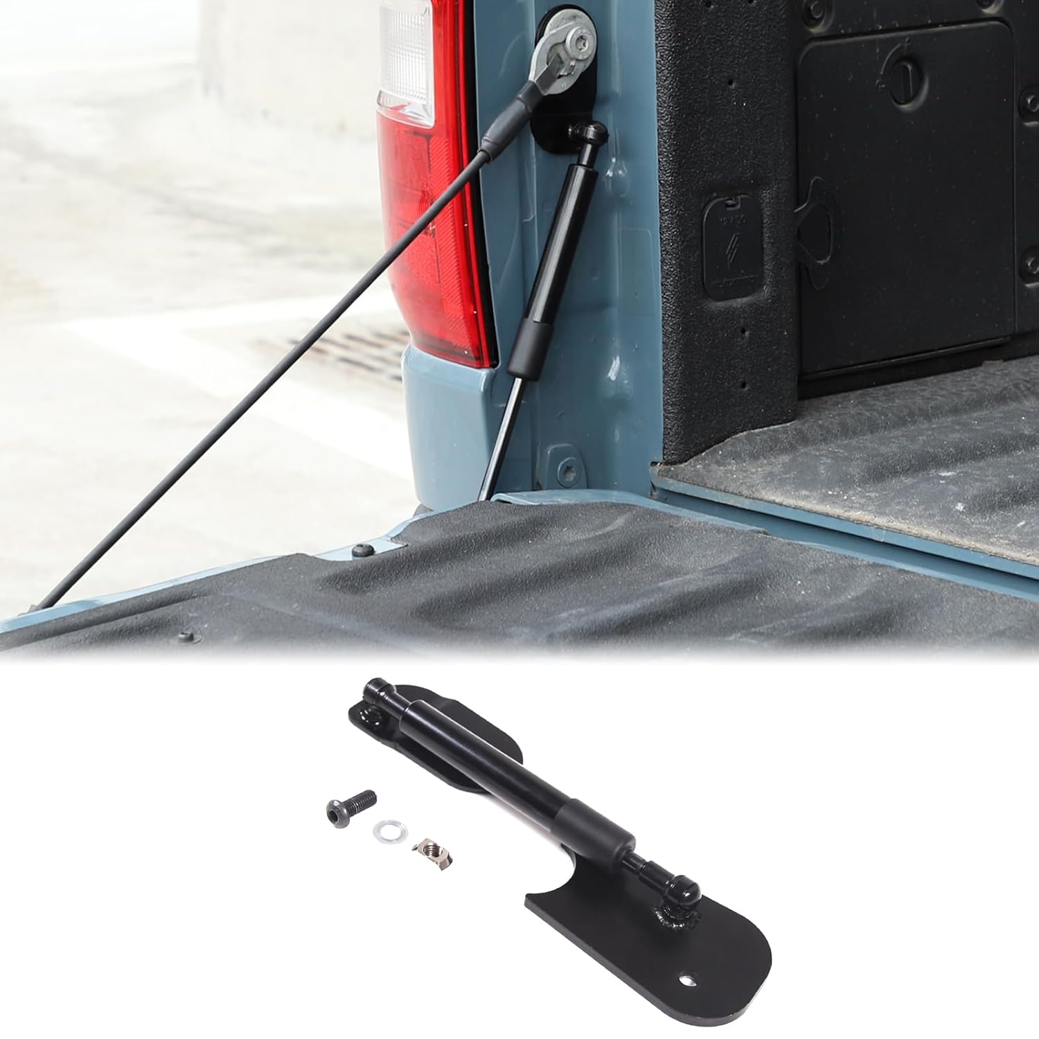 Amortiguador de asistencia para puerta trasera de camión compatible con Ford Maverick 2022 2023 2024 Asistencia para puerta trasera, amortiguador de
