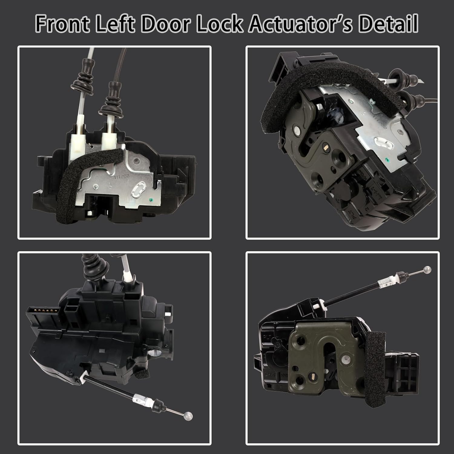 Actuador de cerradura de puerta delantera izquierda del lado del conductor de la puerta del pestillo para Hyundai Sonata 2006-2007 puerta