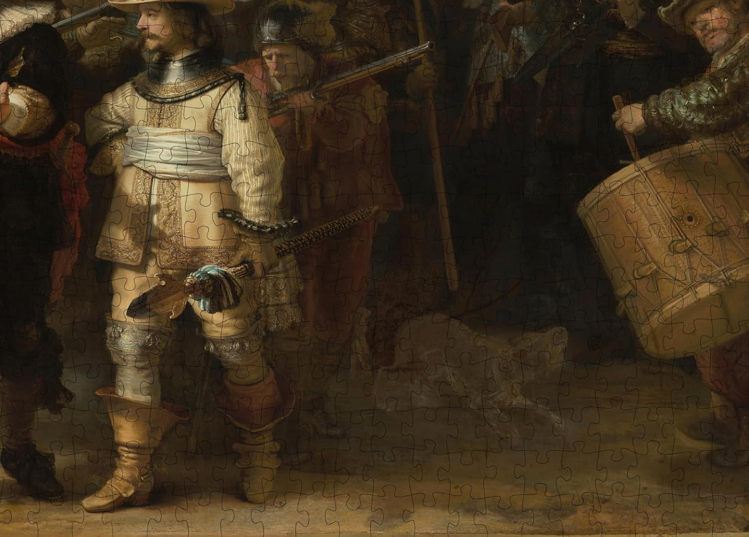 Rompecabezas para adultos de 1000 piezas  La vigilancia nocturna  Rembrandt Van Rijn