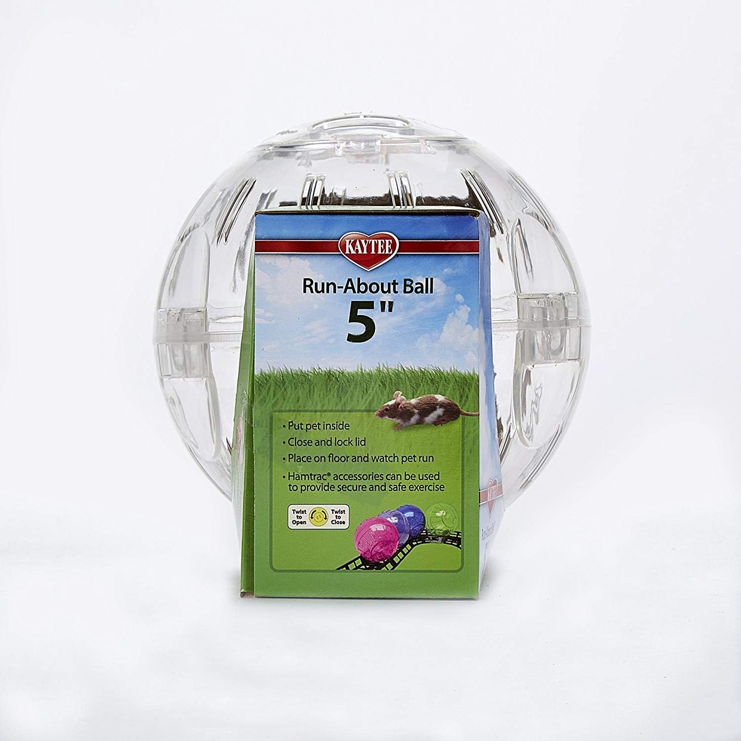 Kaytee Pelota transparente de 5 pulgadas de diámetro