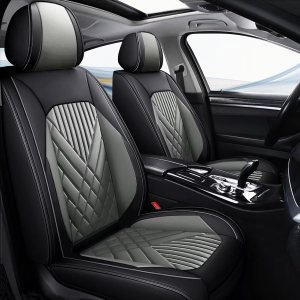Juego completo de fundas de asiento de automóvil para Hyundai Santa Fe 2007-2024, funda protectora impermeable de piel sintética, compatible con Juego completo de fundas de asiento de automóvil para Hyundai Santa Fe 2007-2024, funda protectora impermeable de piel sintética, compatible con