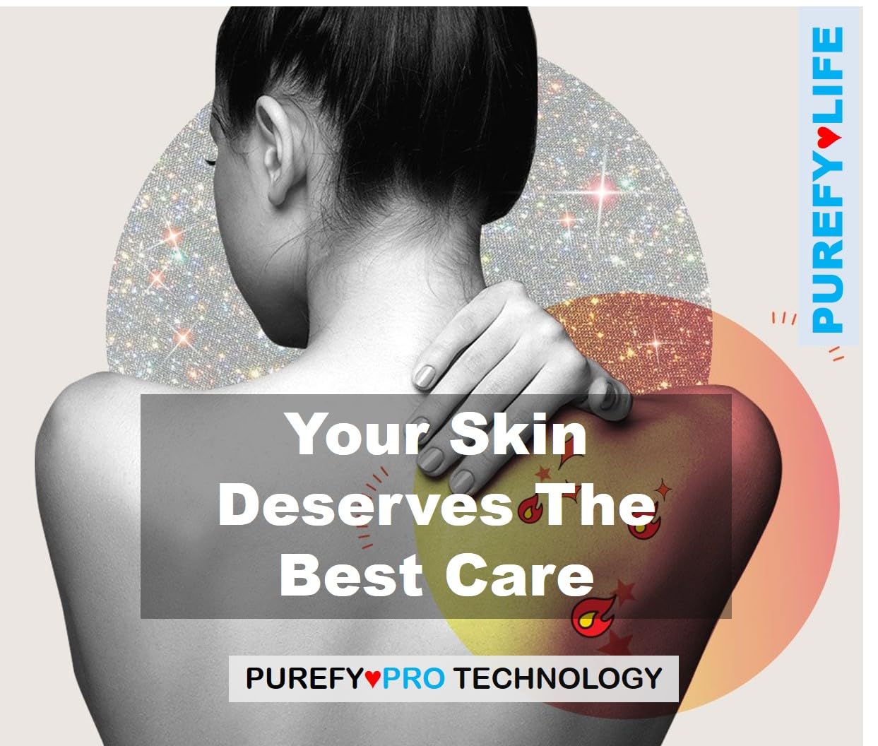 Spray tópico (3.4 onzas) calmante para la cara y el cuerpo, tecnología Purefypro Dermal HOCL, soporte natural para el cuidado de la piel,