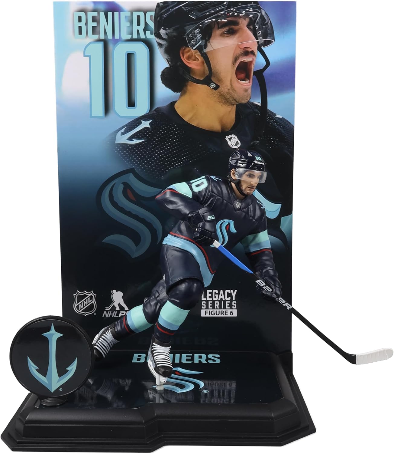 McFarlane Toys – Figura posada de Matty Beniers (Seattle Kraken) NHL de 7 pulgadas, Picks deportivos de McFarlane