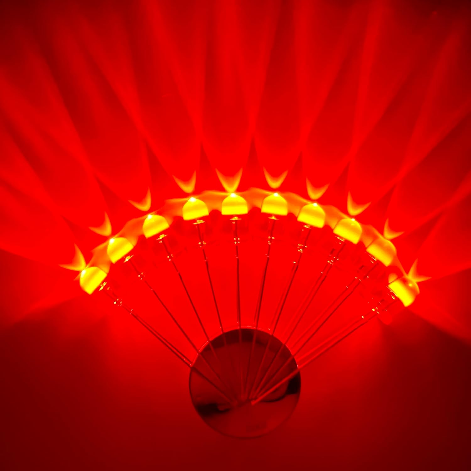 WOTOFULIN 0.197 in rojo LED diodo luces 100pcs DC 2V 20mA lente clara redonda componentes electrónicos diodos emisores de luz bombillas LED