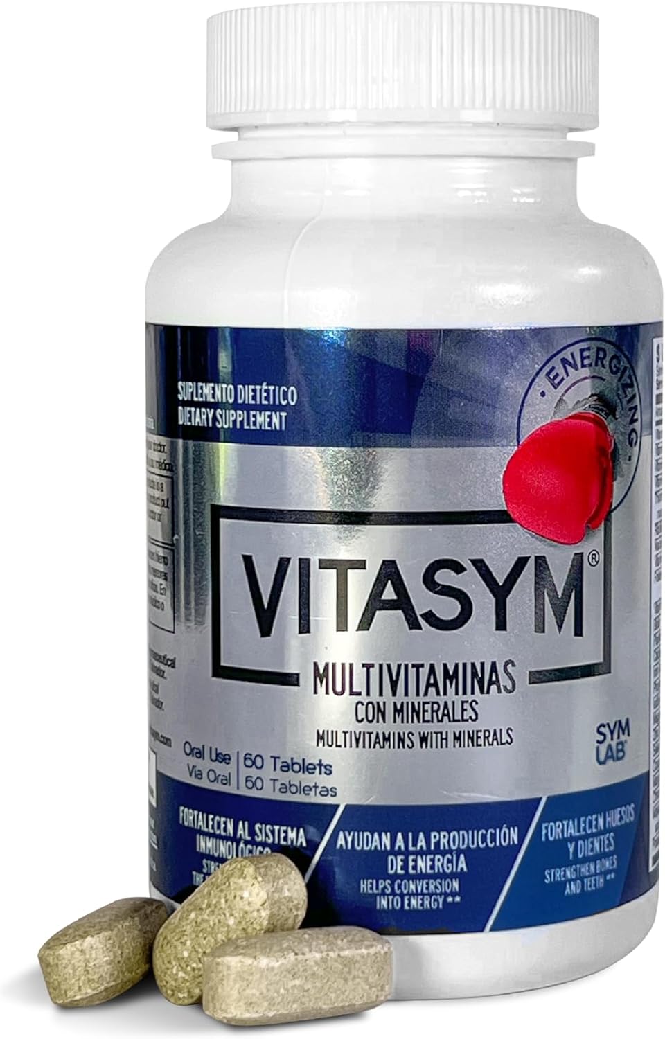 multivitamínico, vitamina A, vitamina C, vitamina D, vitamina E, vitamina B12, vitamina B6, calcio, zinc, fósforo, potasio, hierro, minerales,