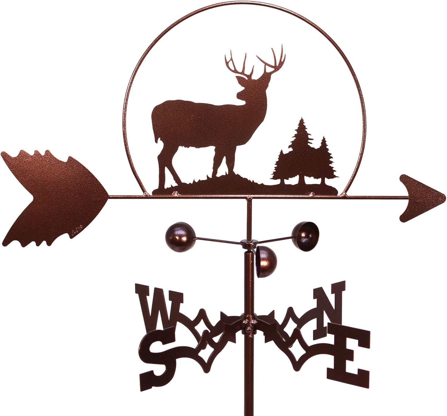 SWEN Products Deer Buck Wildlife Veleta (Estaca de jardín incluida)