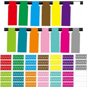 420 etiquetas para cables, 14 colores impermeables, etiquetas de cable que se pueden escribir, etiquetas de alambre autoadhesivas imprimibles para 420 etiquetas para cables, 14 colores impermeables, etiquetas de cable que se pueden escribir, etiquetas de alambre autoadhesivas imprimibles para