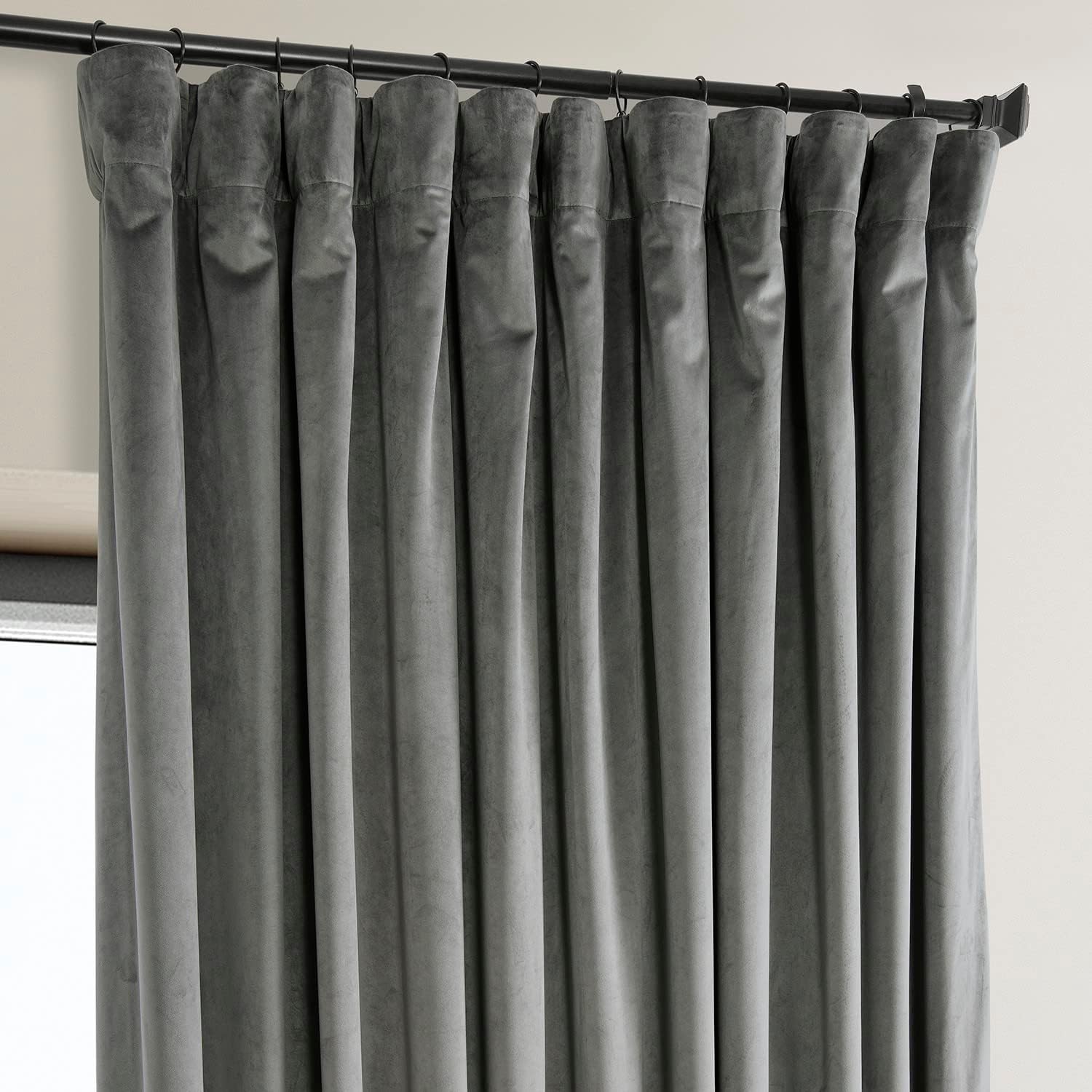 HPD Half Price Drapes VPYC-SBO161213-96-DW, cortina opaca extra ancha con aislamiento térmico para ventana, 100 x 96 pulgadas, para dormitorio y