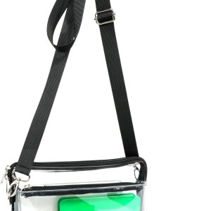 Mildbeer Bolso transparente aprobado por estadios de 10 x 8 pulgadas, bolsas transparentes medianas para conciertos, festivales y eventos en estadios Mildbeer Bolso transparente aprobado por estadios de 10 x 8 pulgadas, bolsas transparentes medianas para conciertos, festivales y eventos en estadios