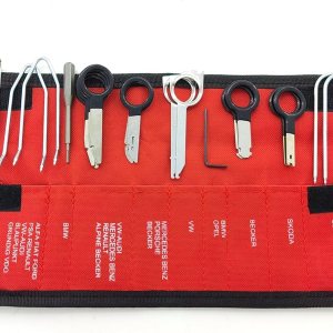 YIENAKFUN Kit de herramientas de extracción de radio y palanca de extracción de llaves de extracción de CD estéreo universal para la mayoría de YIENAKFUN Kit de herramientas de extracción de radio y palanca de extracción de llaves de extracción de CD estéreo universal para la mayoría de