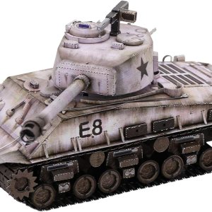MU Rompecabezas de metal 3D Sherman tanque mediano, 169 piezas de regalo de acero en miniatura para pasatiempos militares, kits de construcción MU Rompecabezas de metal 3D Sherman tanque mediano, 169 piezas de regalo de acero en miniatura para pasatiempos militares, kits de construcción