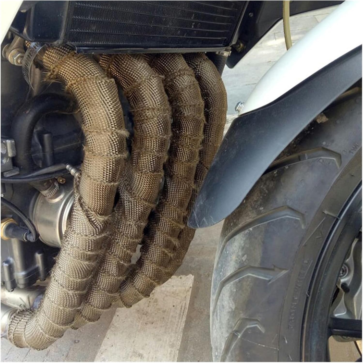 Protector de tubo de escape de motocicleta, protección contra el calor para BMW G310Gs 310R R 1250 Gs S1000Xr Gs 310 K1600Gtl F 650 Gs F800 F700Gs