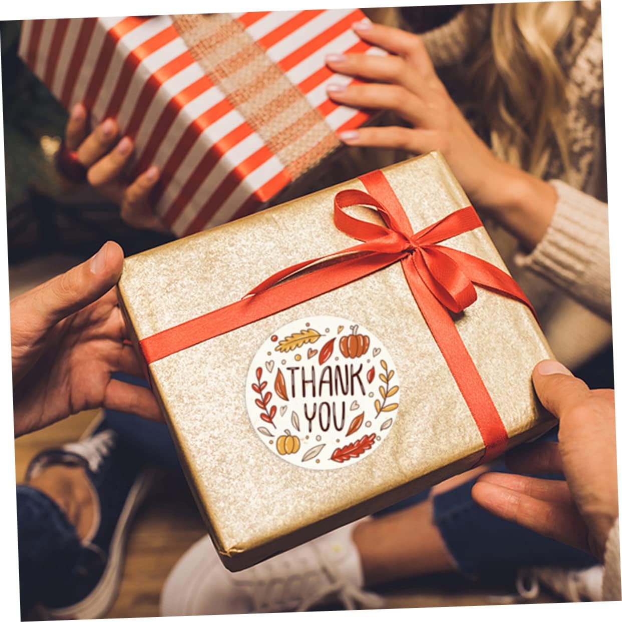 STOBOK 1000 calcomanías de sellado, etiqueta de regalo de agradecimiento, etiqueta de embalaje de regalo, etiqueta de regalo, etiqueta de regalo,