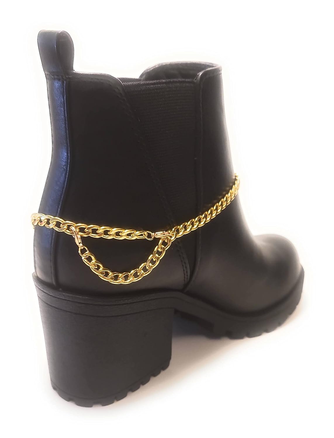 Angel Wings Heart Shades Of Gold Filigree Lace Boot Bracelet Chain 16 Inch Adjustable Size Gift Boxed