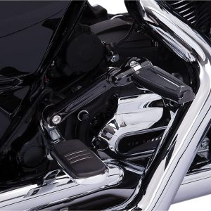 Soportes ajustables para clavijas de confort para pasajeros (negro) para Harley Davidson Soportes ajustables para clavijas de confort para pasajeros (negro) para Harley Davidson