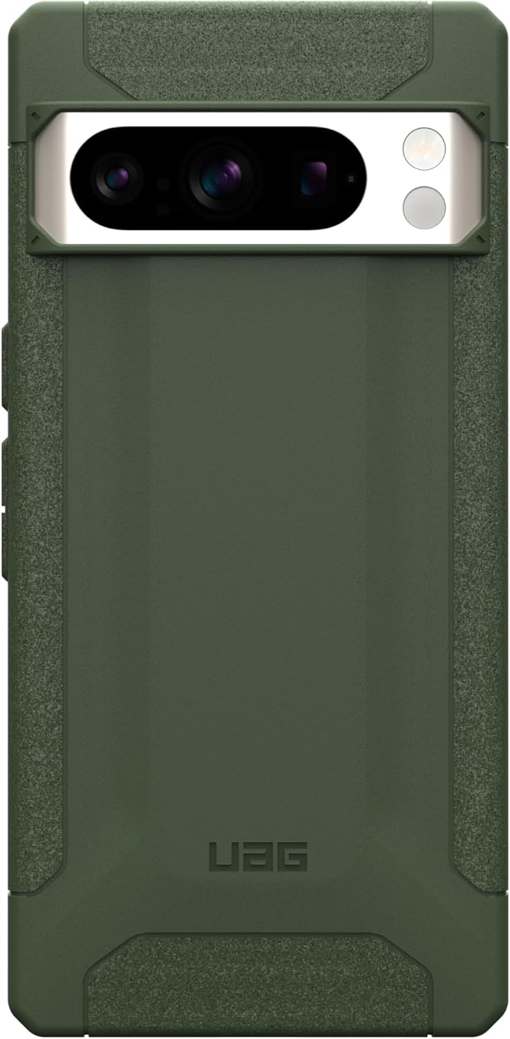 URBAN ARMOR GEAR UAG – Funda protectora hecha para Google Pixel 8 Pro, color verde oliva verde oliva, delgada, resistente a los impactos, resistente