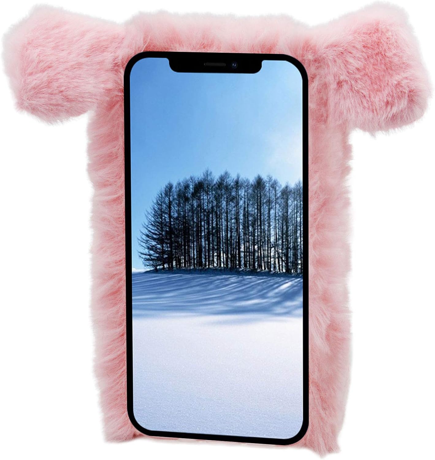 Funda de cerdo para Samsung Galaxy S20 FE, bonita funda protectora de peluche en 3D de dibujos animados de cerdito divertida y esponjosa, suave, de