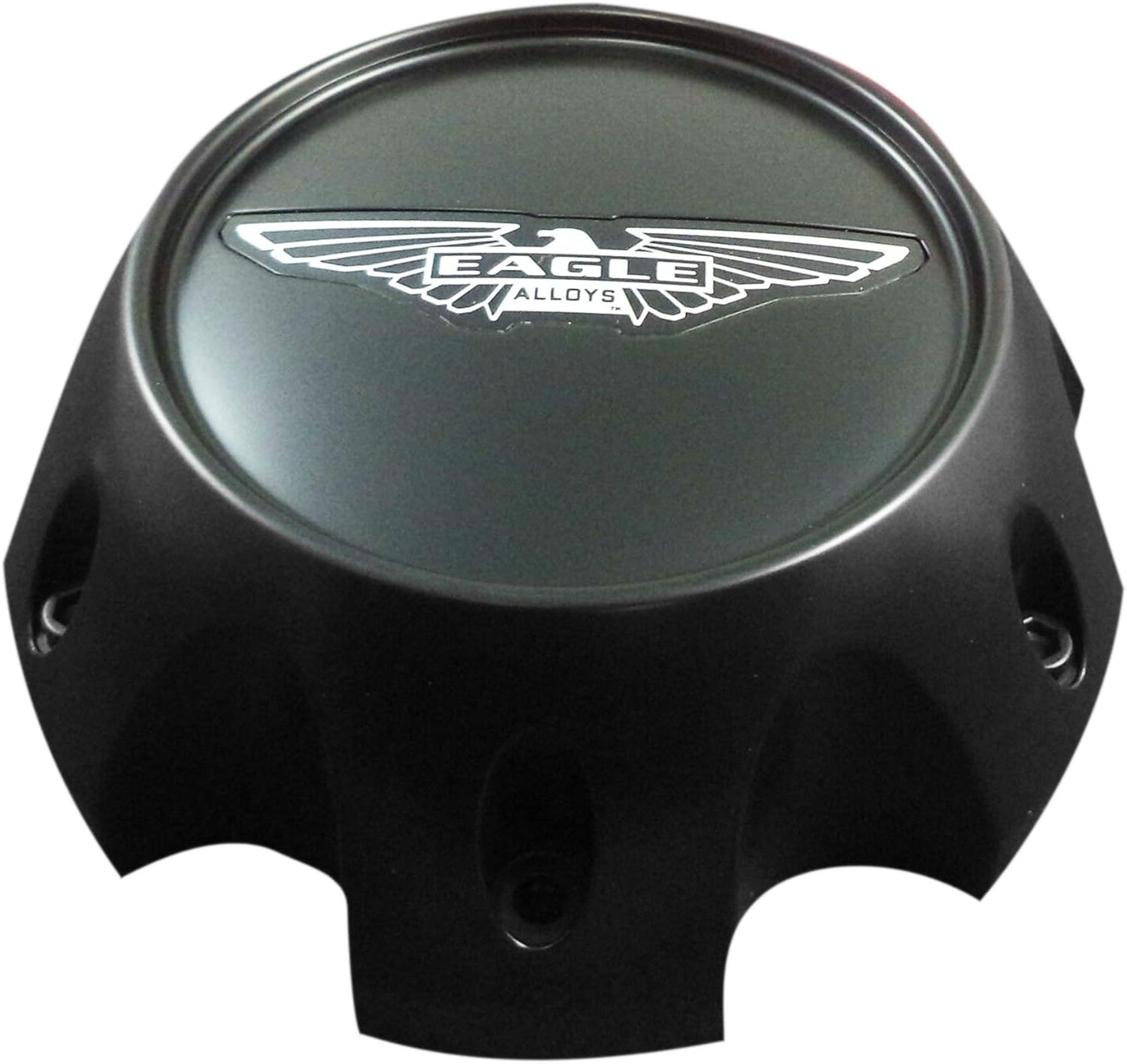 Eagle ALEYS AE Hardrock Series 6 Lug 32893289-08 Tapa central para llanta negra plana (1 tapa)