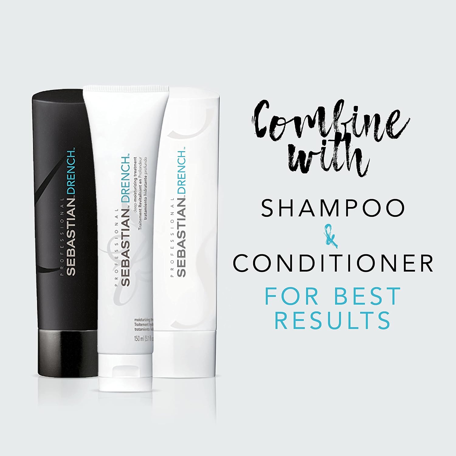 Sebastian Tratamiento hidratante profundo de empapado profesional, para cabello seco y químicamente tratado