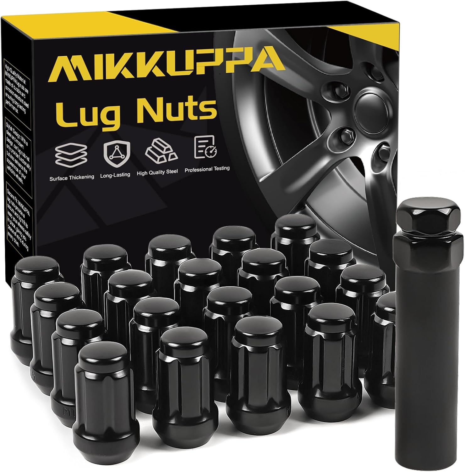 MIKKUPPA Tuercas de llanta M12x1.5  Repuesto para Chevy Impala 1994-2013, Honda AccordCRVCivic 1998-2022, rueda de repuesto Honda Pilot 2003-2008