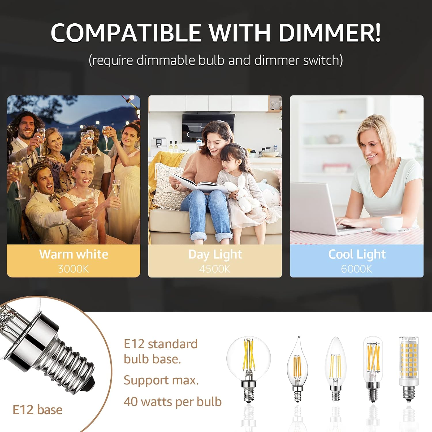 Moooni Lámpara rectangular para comedor, moderna lámpara rectangular de cristal negro para comedor, 10 luces, lámpara de araña de cristal ajustable