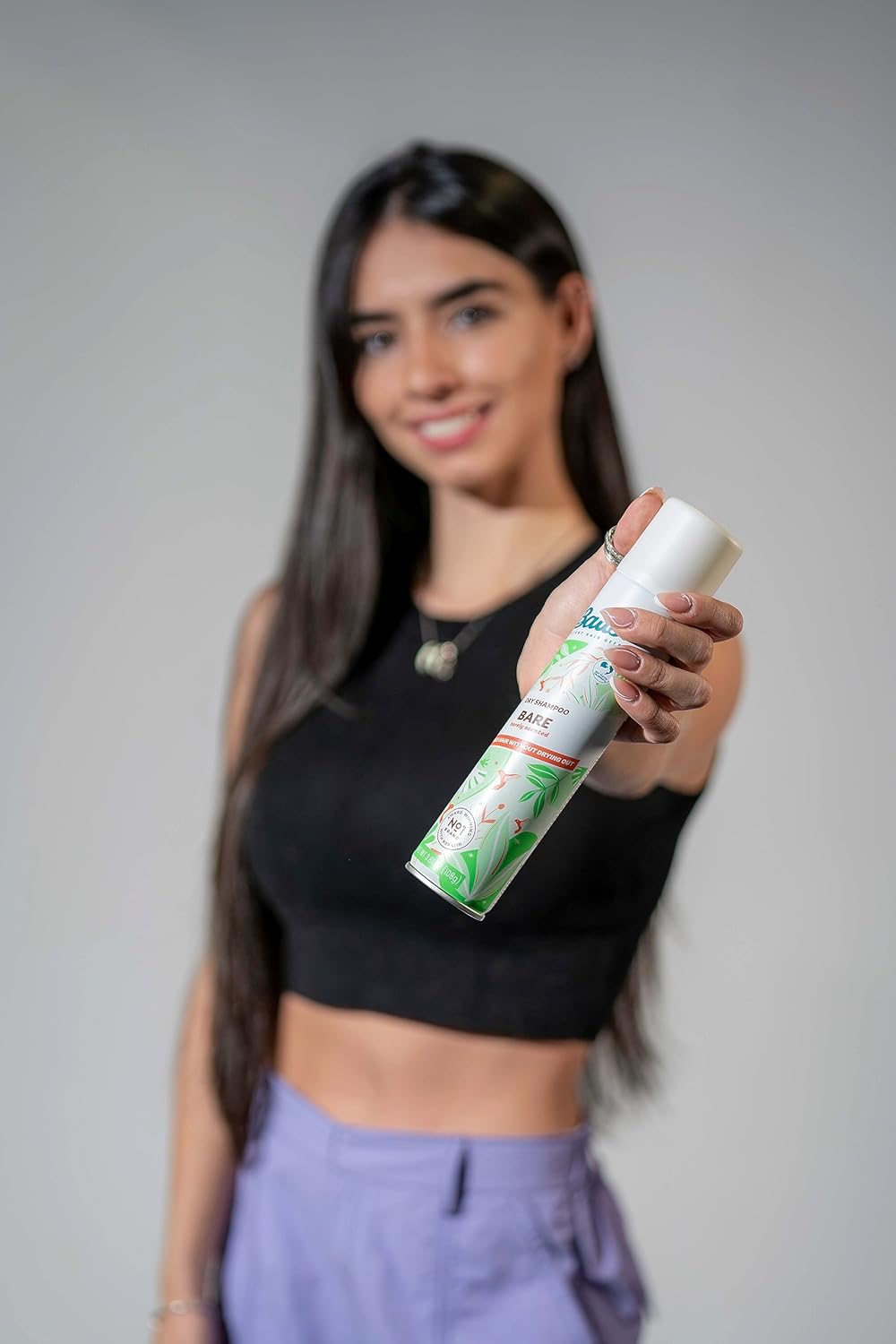 Champú seco, aroma desnudo, 3.81 onzas (paquete de 3)  Refresca tu cabello con la fragancia Bare Batist