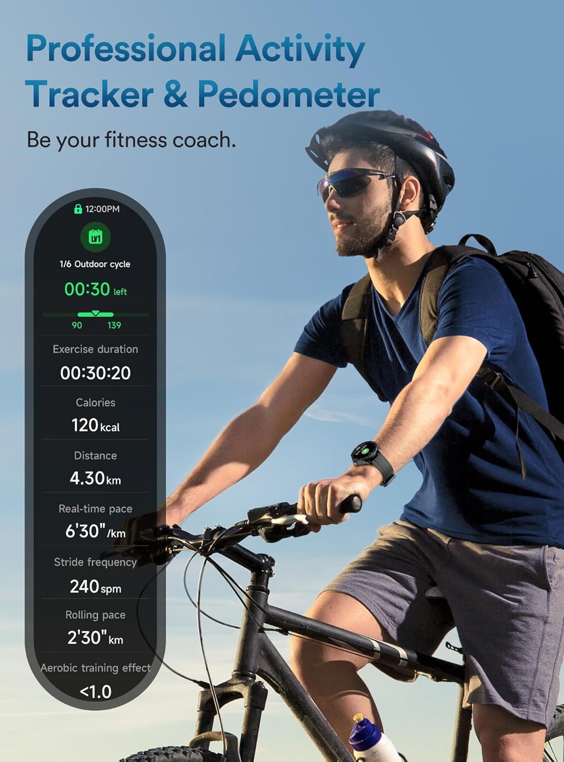 Quican Reloj inteligente, rastreador de fitness con altavoz de llamadas Dail, pantalla táctil HD IP68 resistente al agua, 100 modos deportivos,