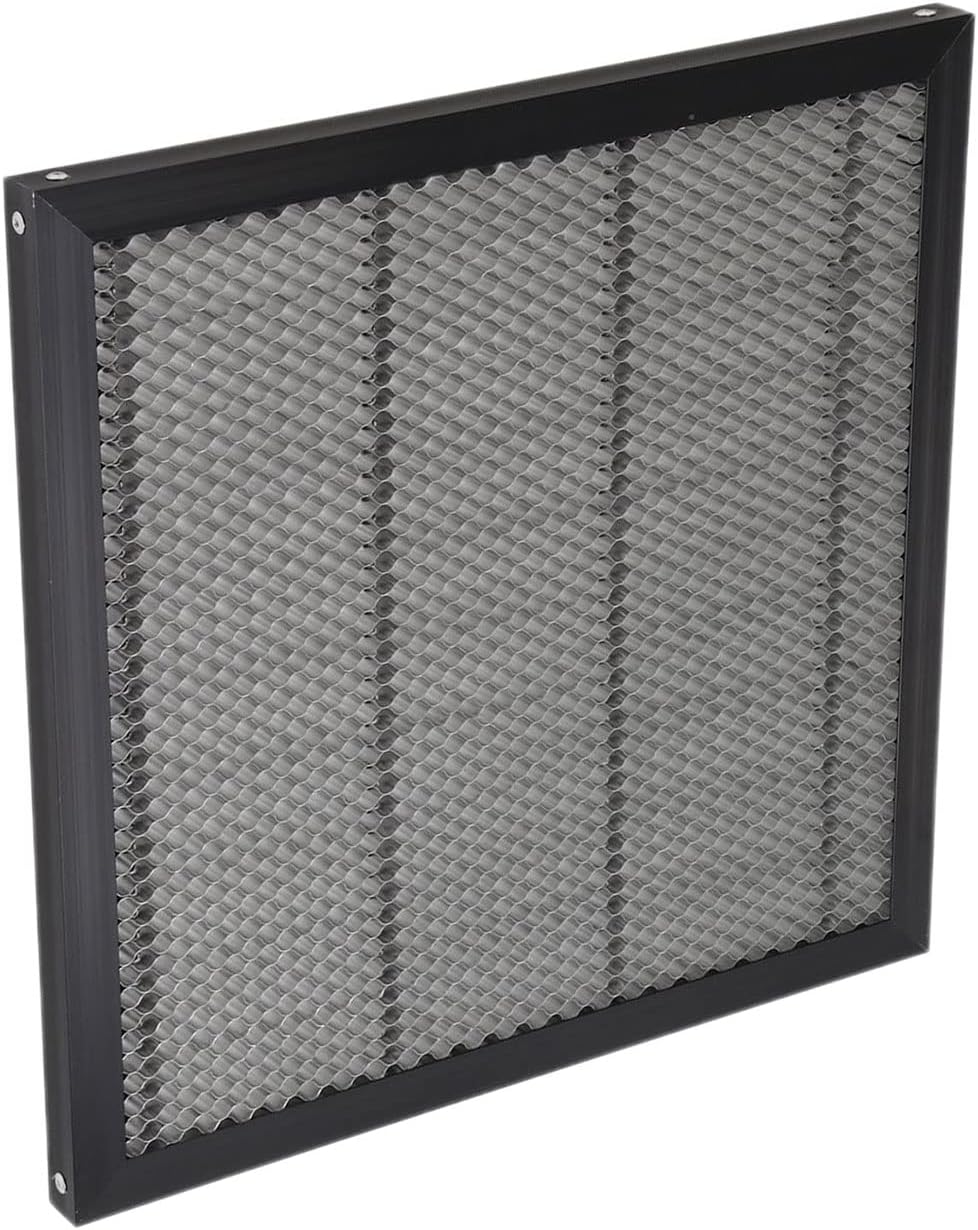 Cama láser de nido de abeja, mesa de trabajo de panal láser mecanizada CNC de 15.748×15.748 in, diseño de rejilla uniforme, buenos accesorios de