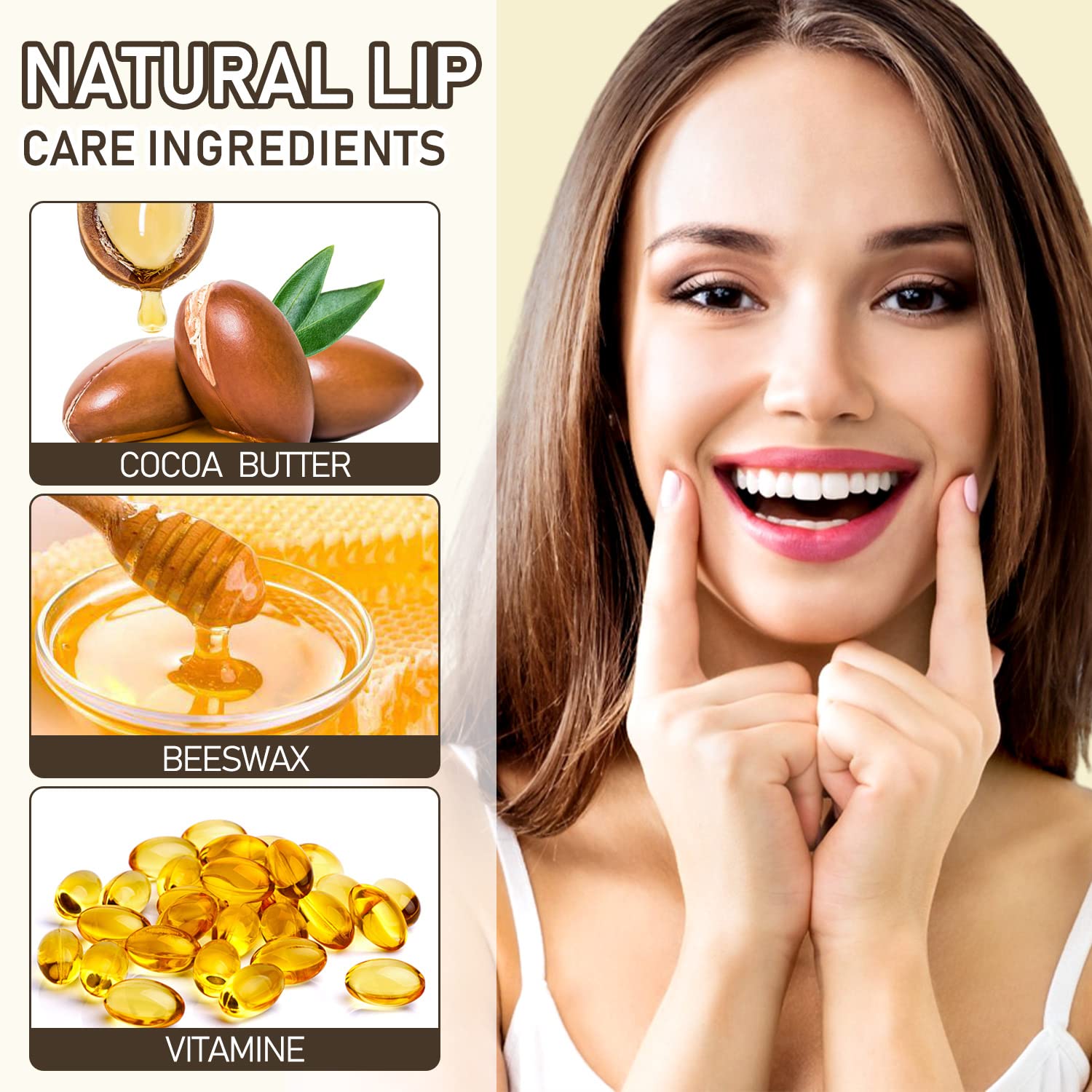 Bálsamo labial de flores, lápiz labial que cambia de color para una sombra rosa perfecta, bálsamo labial de pH único para tus labios, bálsamo de