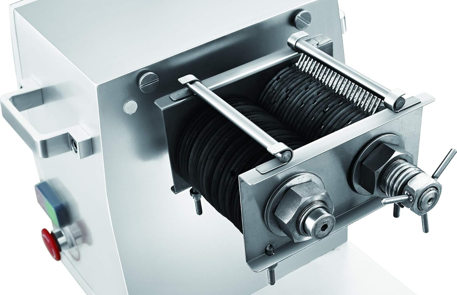 KWS SL-48 1320W 1.8HP Cortador eléctrico de carne fresca de acero inoxidable para restaurantedelicatessencarnicería (0.197 in) (variación de grosor