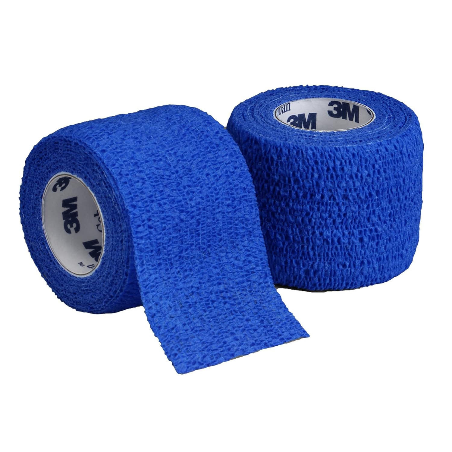 3M Health Care 1581B – Envoltura autoadherente, 1 pulgada x 5 yardas, color azul (paquete de 30)