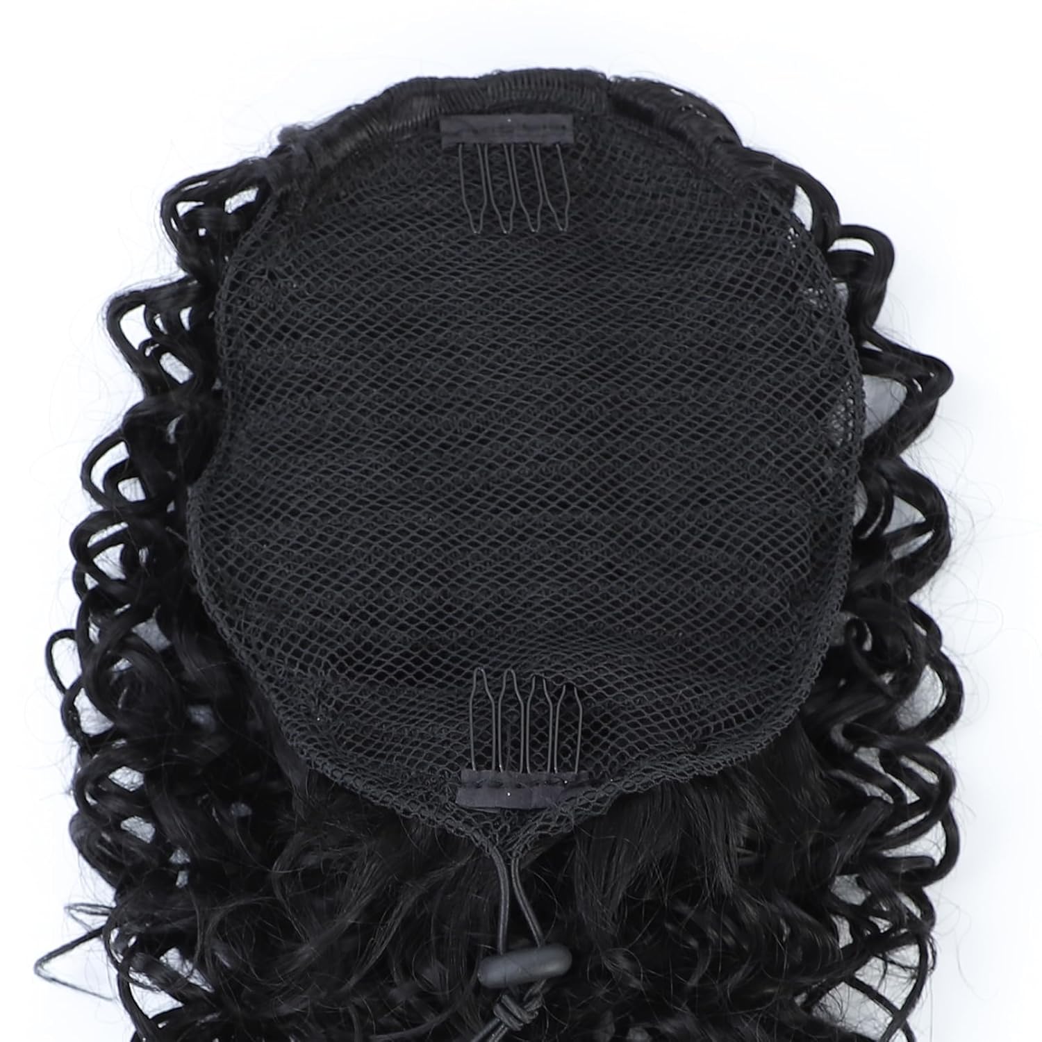 Cola de caballo con cordón para mujeres negras, extensión de cola de caballo rizada para mujeres negras, cola de caballo afro afro de cabello