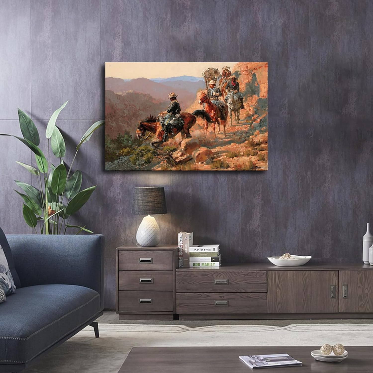 Póster de Buffalo Soldiers. Old Photographs of The West – Lienzo decorativo para pared (8 x 12 pulgadas, enmarcado)
