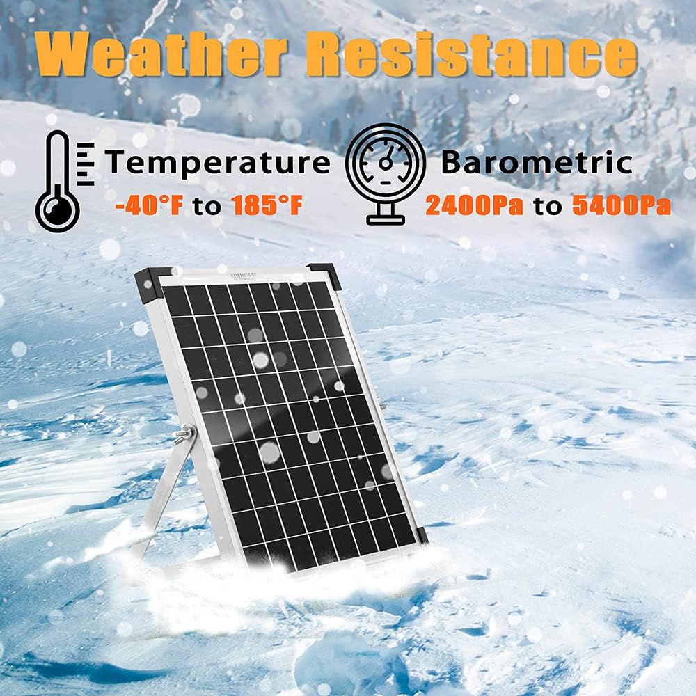 Kit de panel solar de 10 vatios y 12 V, cargador de batería con controlador de carga solar PWM impermeable 5A 12V24V PWM y soporte de montaje de