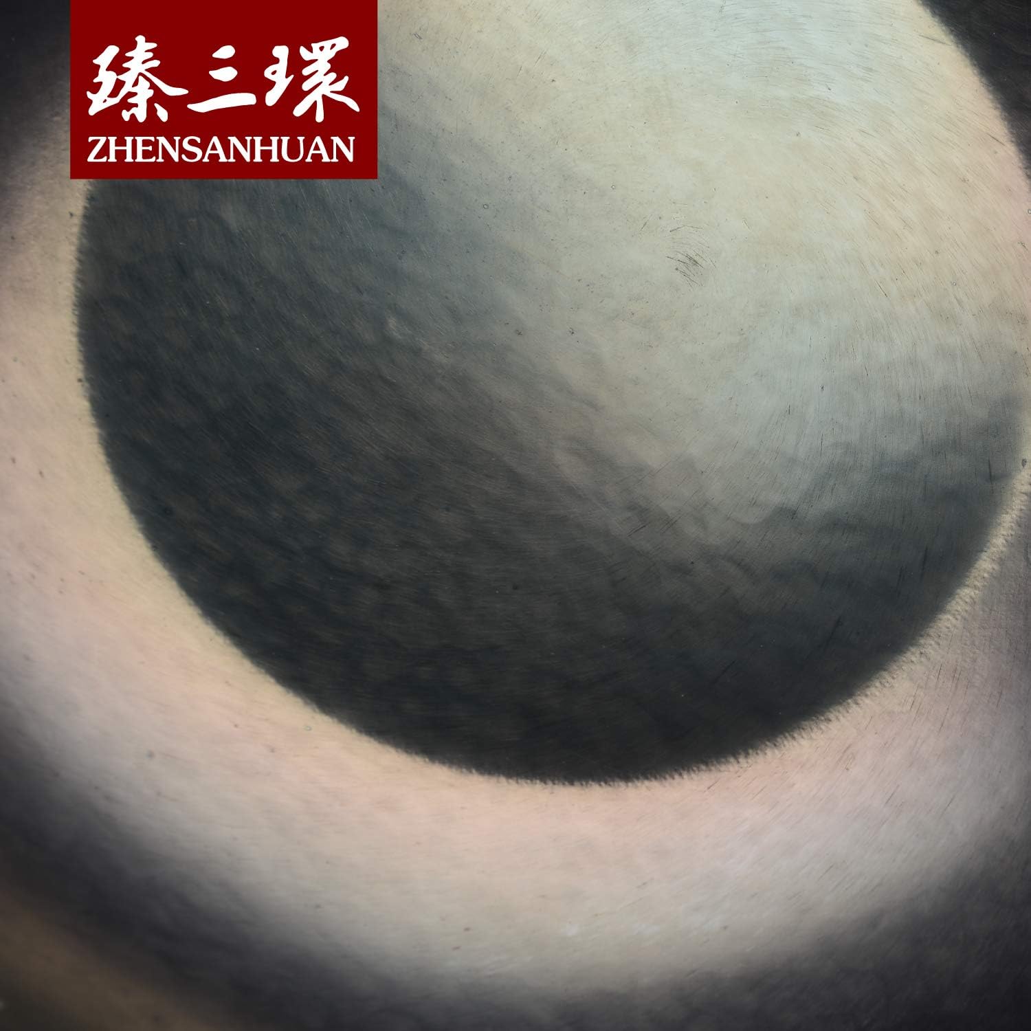 ZhenSanHuan – Wok de hierro martillado a mano, parte inferior plana por inducción (mango de hierro de 12.6 in)