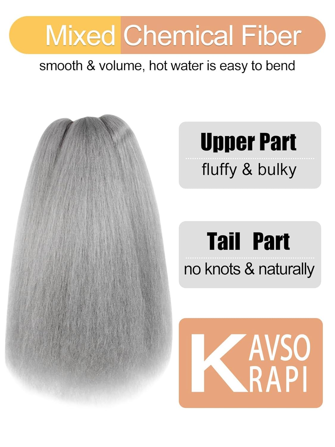 Cabello trenzado preestirado de 10 pulgadas, 6 paquetes de cabello trenzado profesional suave, trenzas de ganchillo de textura recta, fibra