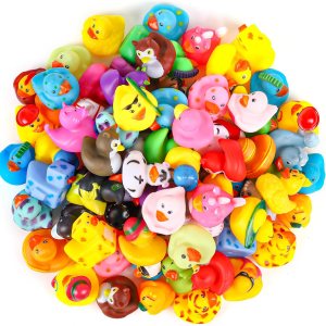 ANGGIKO Paquete de 25 patos de goma surtidos a granel, mini Jeep Ducks juguetes de baño para bebés, actividades de verano en la playa, piscina, ANGGIKO Paquete de 25 patos de goma surtidos a granel, mini Jeep Ducks juguetes de baño para bebés, actividades de verano en la playa, piscina,