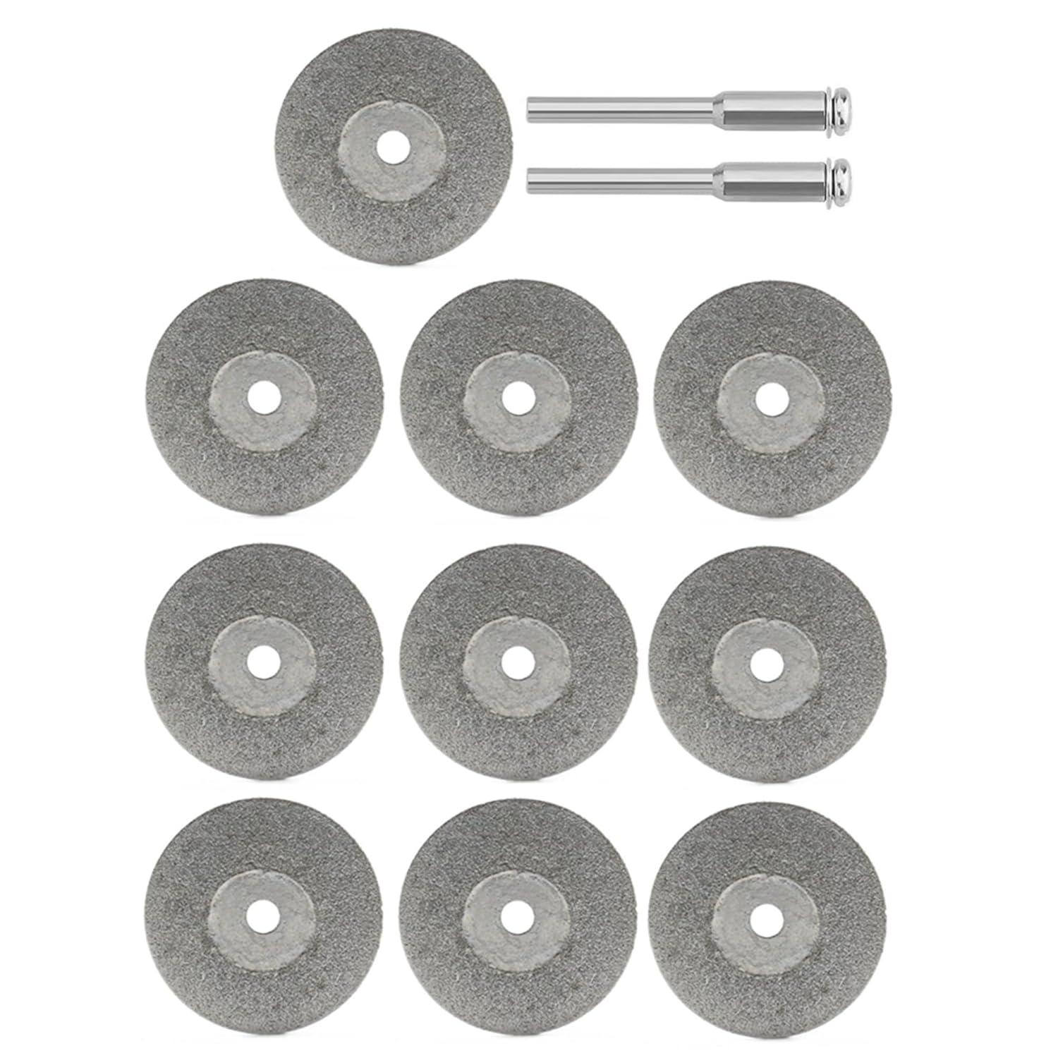 JINGLING Ruedas de corte de diamante de 0.984 in, 1 pulgada, discos de corte de hoja rotativa, herramientas para accesorios Dremel, paquete de 10