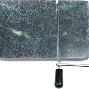 Fox Run Cortadora de queso de mármol, verde, base de 8.0 x 5.0 in Fox Run Cortadora de queso de mármol, verde, base de 8.0 x 5.0 in