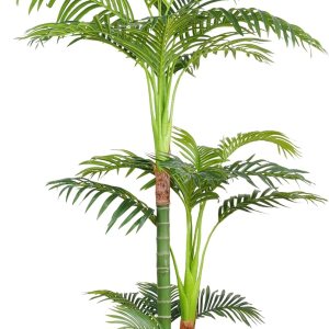 Verel Plantas artificiales de 5 pies para exteriores, palmeras artificiales de areca altas y grandes para decoración interior del hogar, palmera Verel Plantas artificiales de 5 pies para exteriores, palmeras artificiales de areca altas y grandes para decoración interior del hogar, palmera