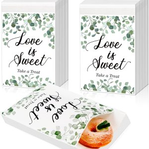 200 bolsas de bufé de dulces para regalos de boda, bolsas de regalo de boda, bolsas autoadhesivas de regalo de boda, bolsas de papel kraft Love Is 200 bolsas de bufé de dulces para regalos de boda, bolsas de regalo de boda, bolsas autoadhesivas de regalo de boda, bolsas de papel kraft Love Is