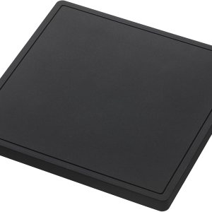 YAMAZAKI Home Tower – Salvamanteles cuadrados, color negro YAMAZAKI Home Tower – Salvamanteles cuadrados, color negro